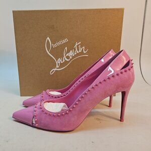 Christian Louboutin Duvette Spikes 85 Cutout Leather Heeled Pumps